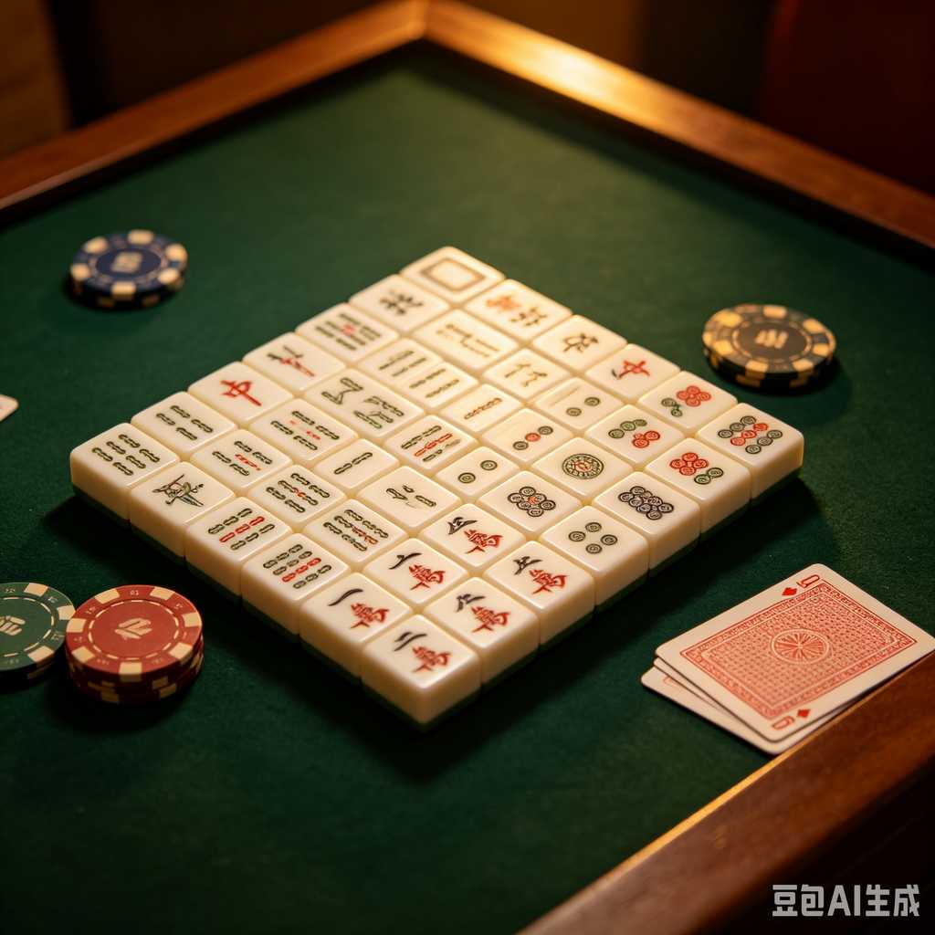 colorful mahjong score chips